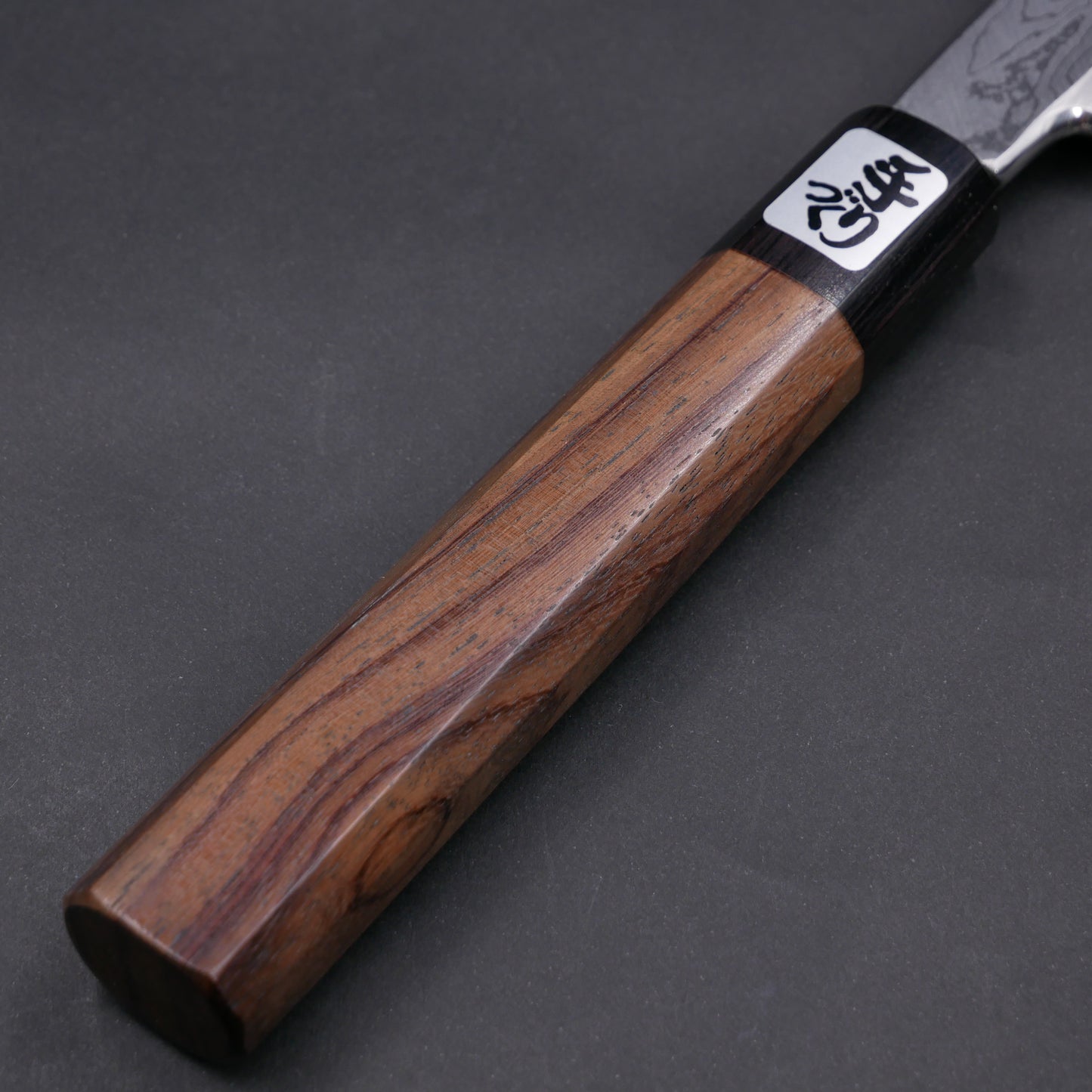 Blue#2 Carbon Steel Suminagashi Yanagiba Rosewood Octagonal Handle