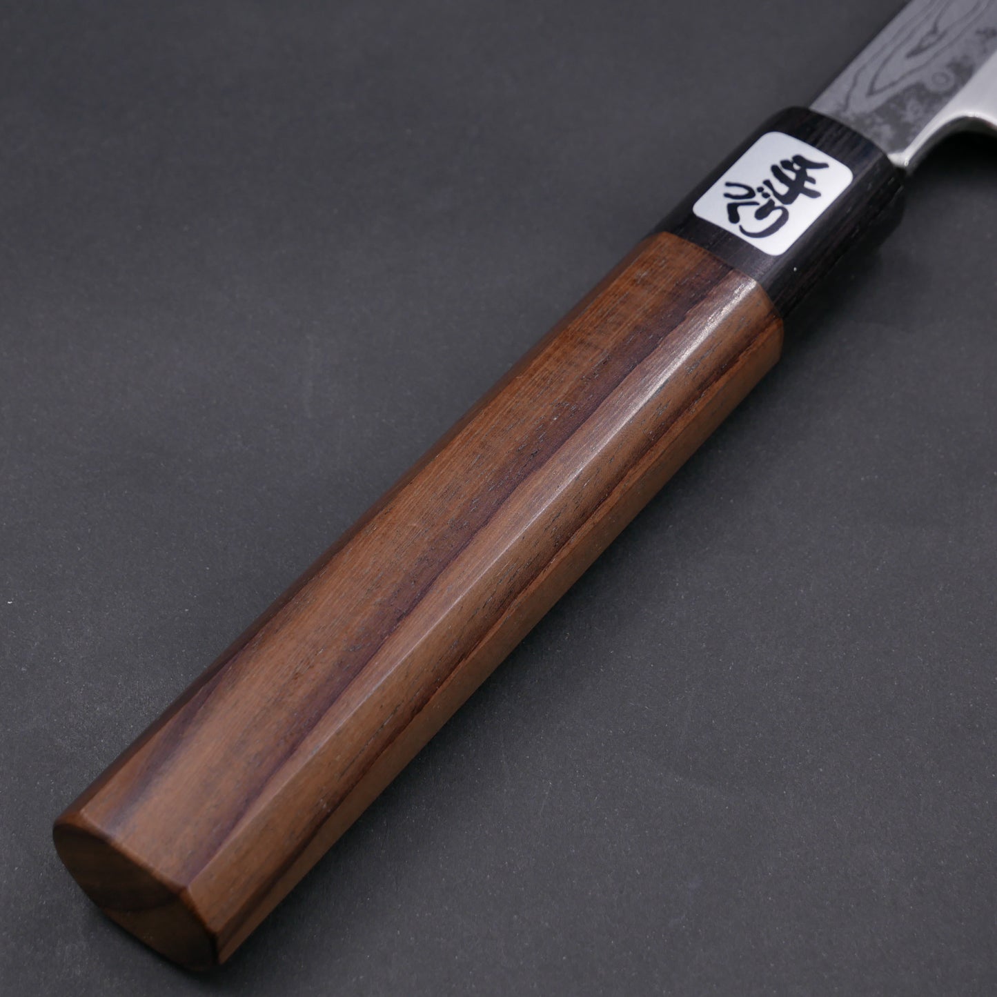 Blue#2 Carbon Steel Suminagashi Kiritsuke Yanagiba Rosewood Octagonal Handle