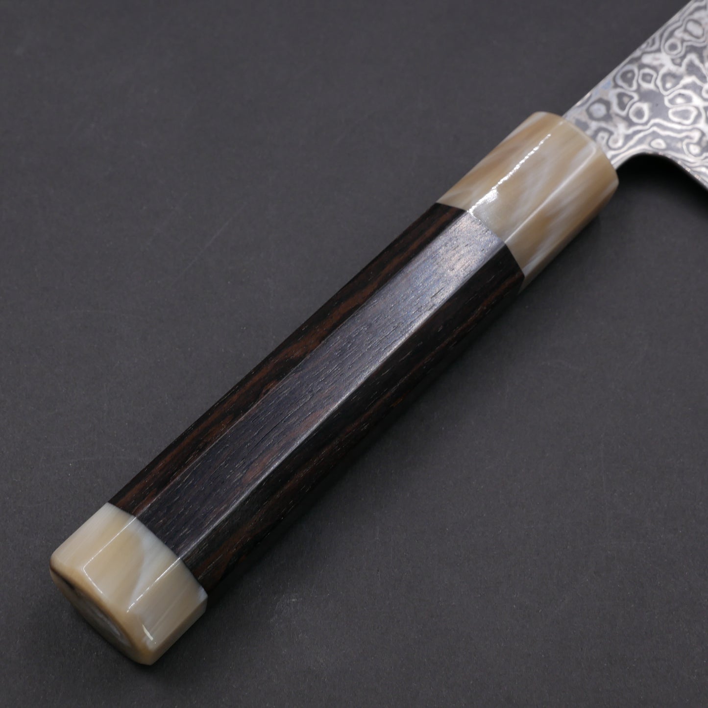 Molybdenum Vanadium Steel 67Layers Damascus Gyuto Ebony Octagonal Handle