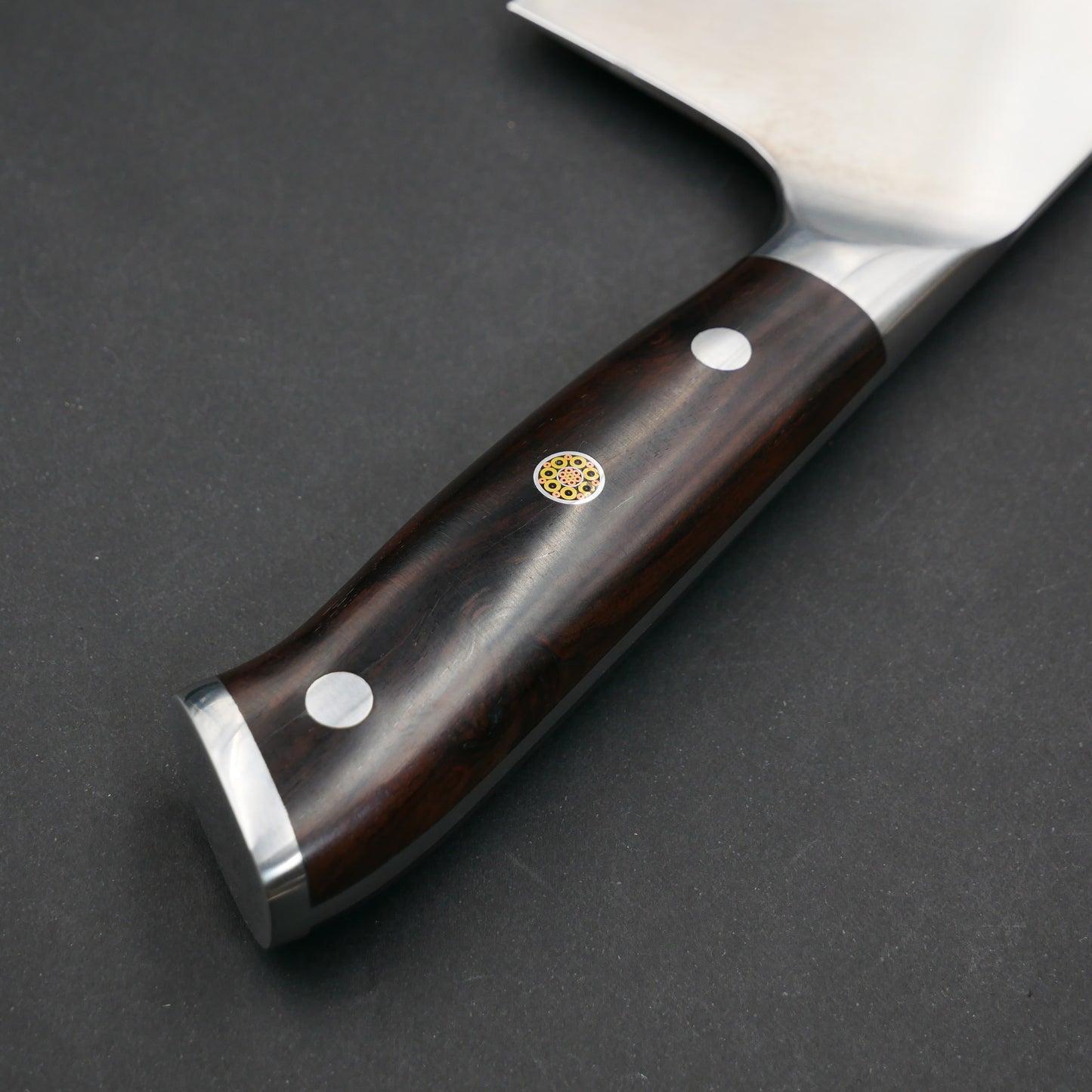 Molybdenum Steel Cleaver Ebony Handle