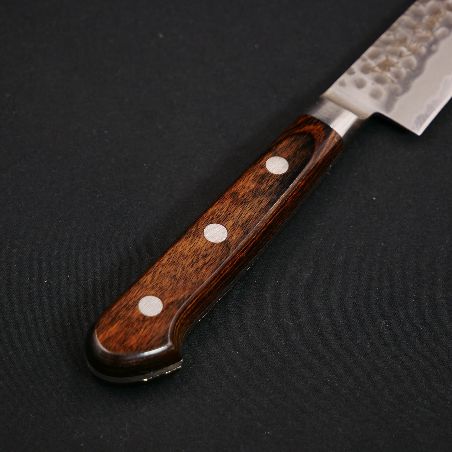 BlueSuper Carbon Steel Tsuchime StainlessClad Petty