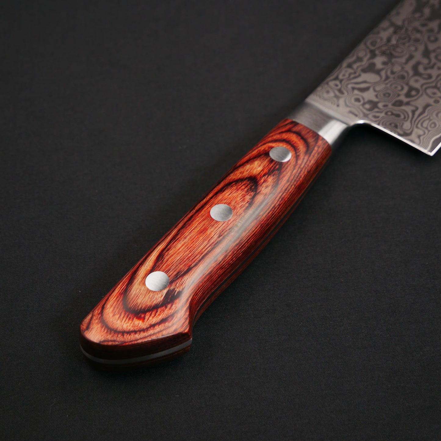 Cobalt Steel Damascus Nakiri