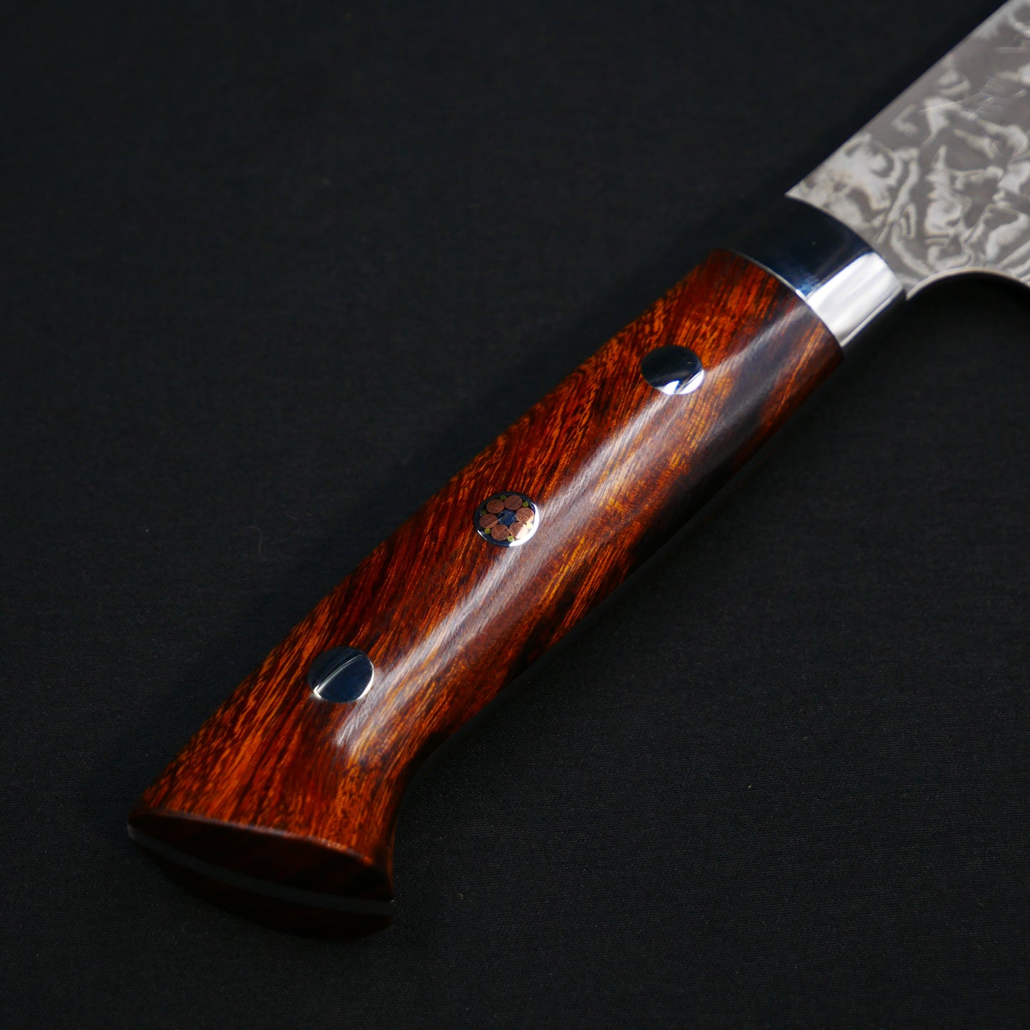Saji Takeshi HSS 63Layers Damascus Petty Ironwood Handle