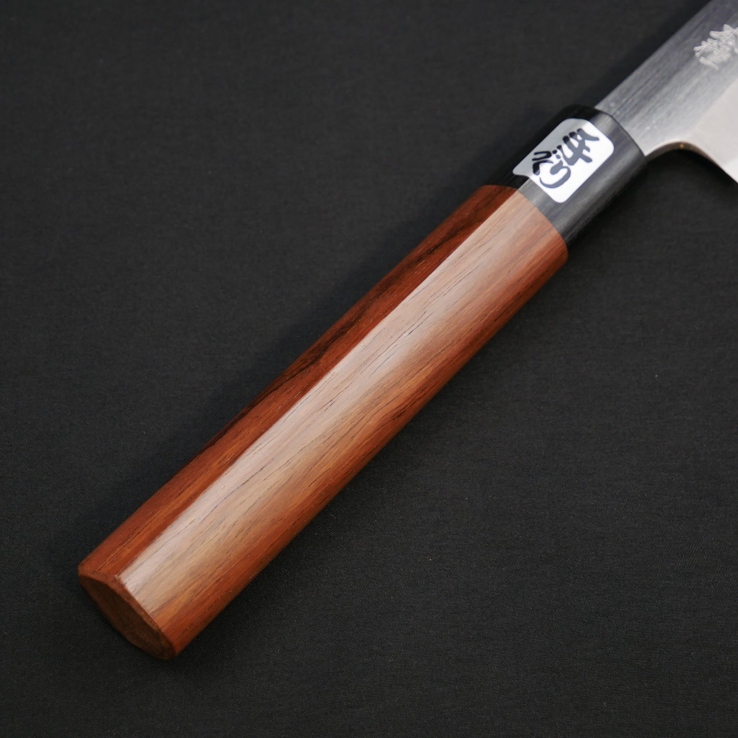 "Tanegashima" Blue#2 Carbon Steel Yanagiba Rosewood Handle