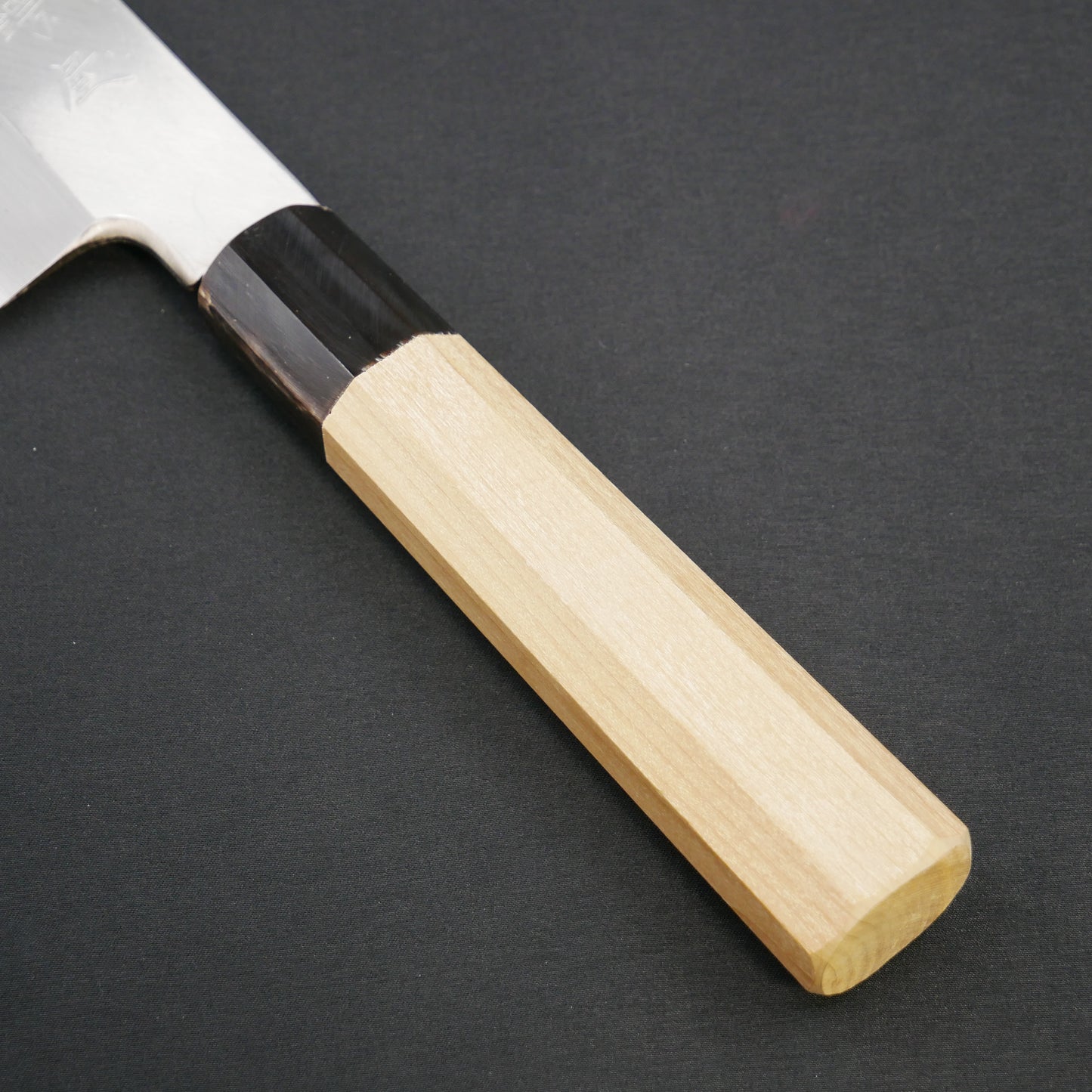 Silver#3 Stainless Steel Kamagata Usuba Magnolia Octagonal Handle (For Left-Handed)