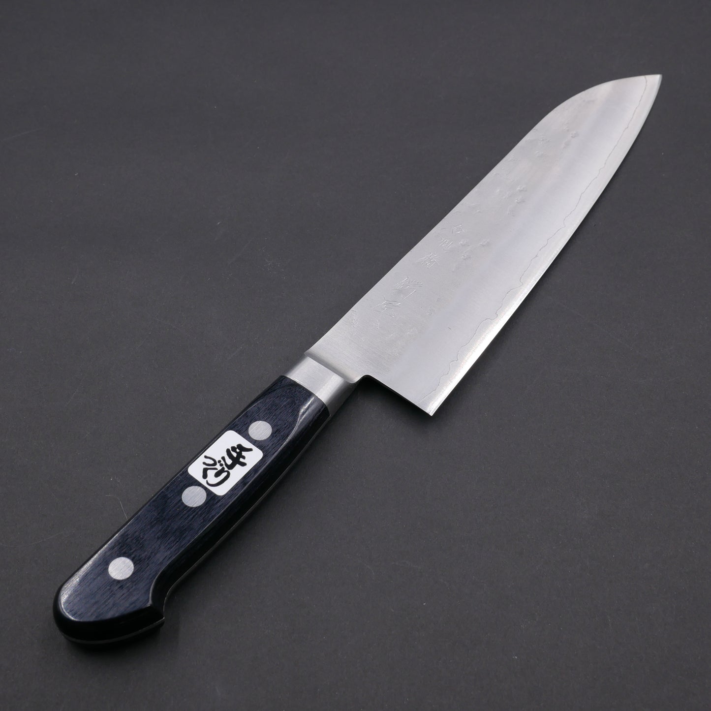 Silver#3 Stainless Steel Nashiji Santoku