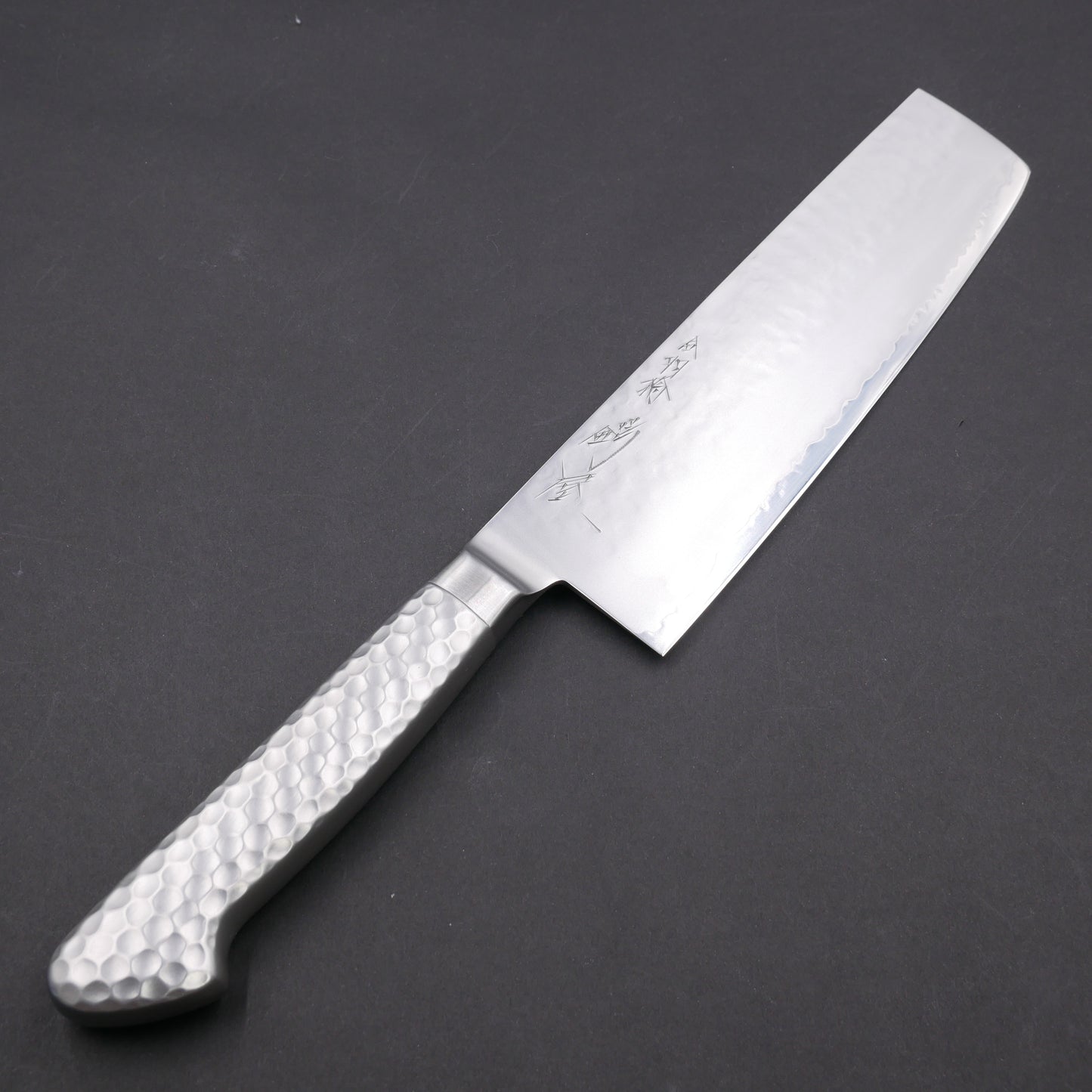 Molybdenum Steel Tsuchime Nakiri Stainless Handle