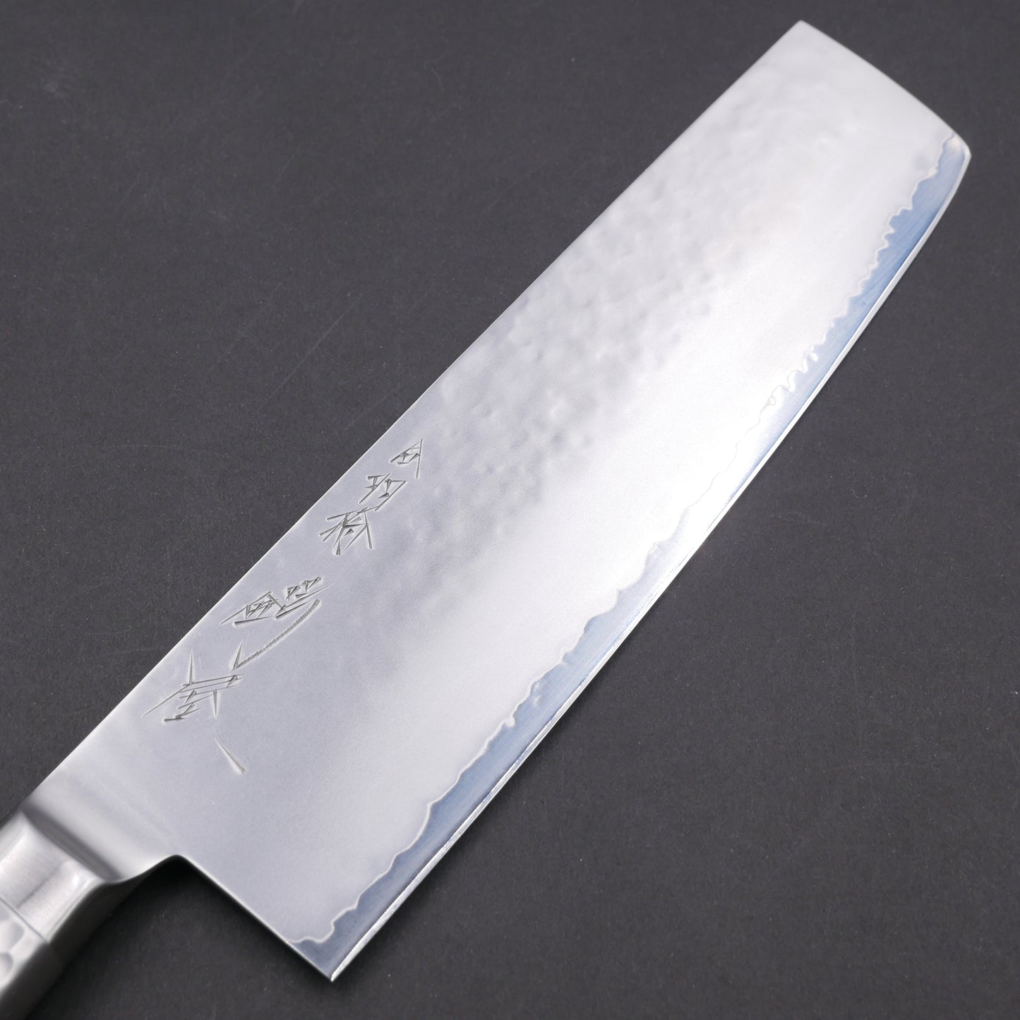 Molybdenum Steel Tsuchime Nakiri Stainless Handle