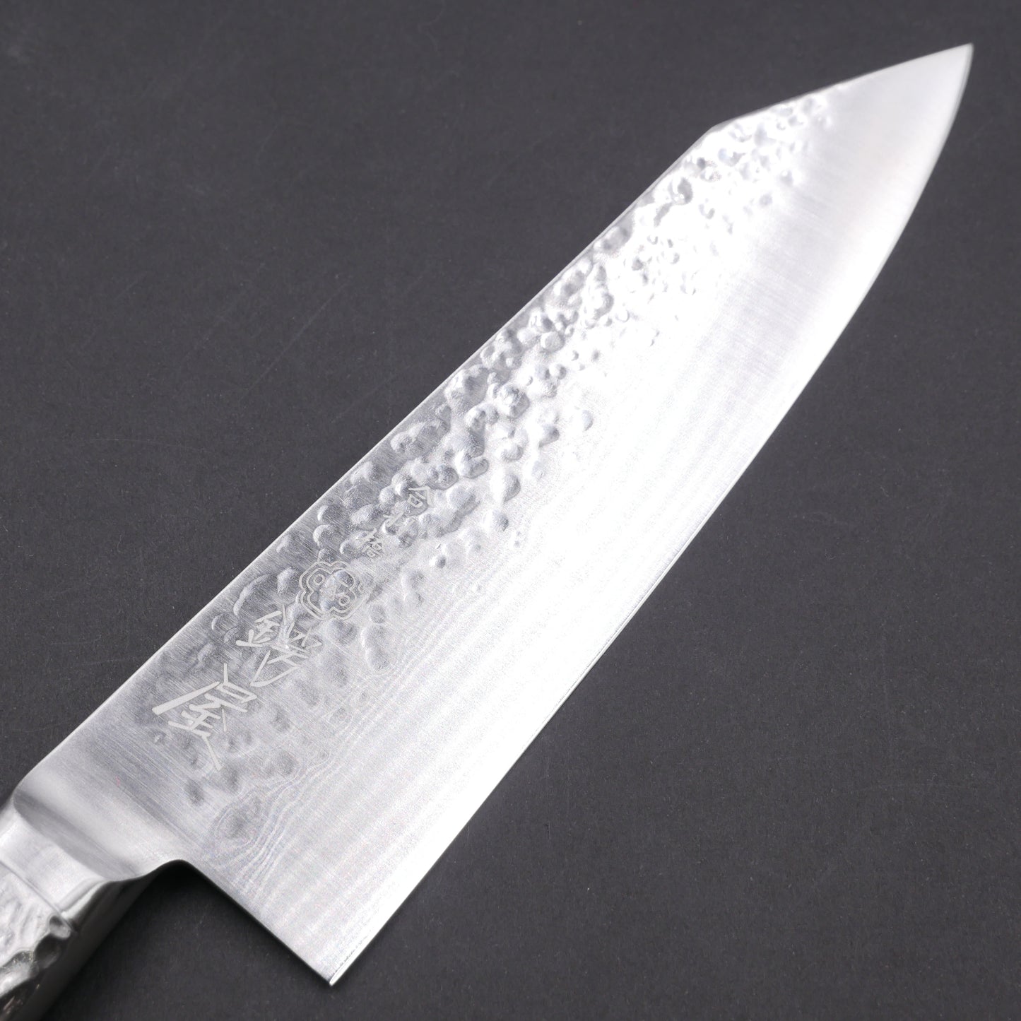 Molybdenum Vanadium Steel Tsuchime Kiritsuke Santoku Stainless Steel Handle