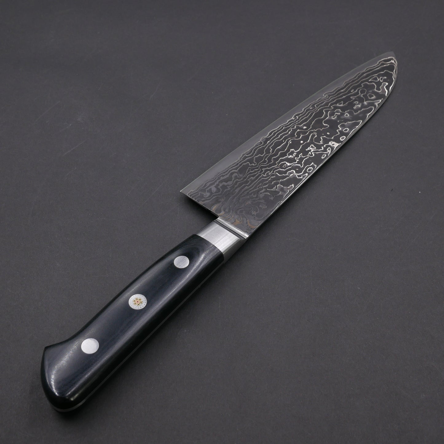 HSS 73 Layers Damascus Santoku Micarta Handle