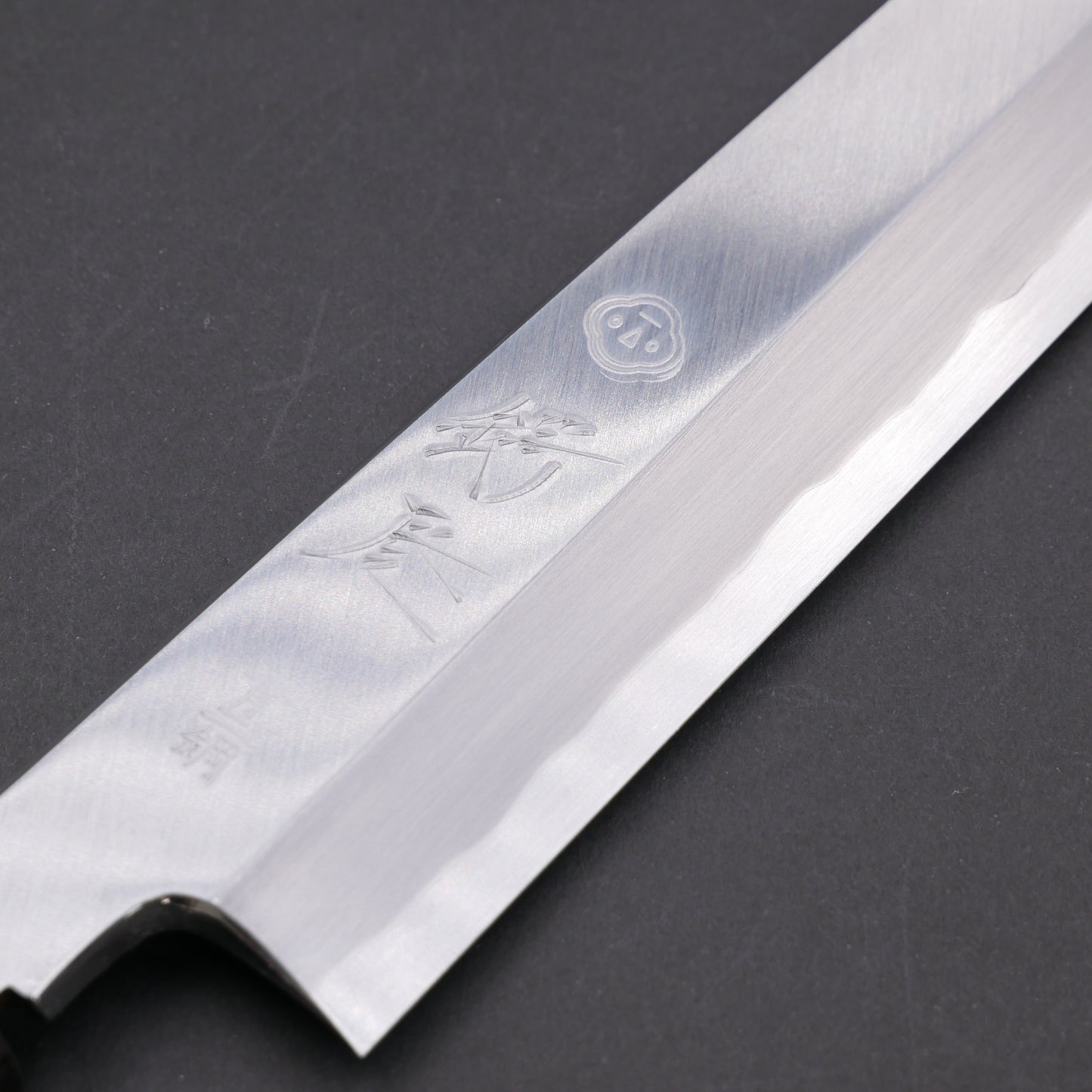 Blue#2 Carbon Steel Fine-Finish Yanagiba Magnolia Handle (Thin Blade)