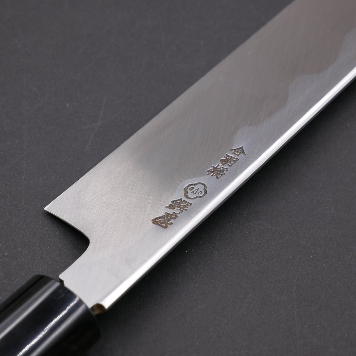 Blue#2 Carbon Steel Fine-Finish Yanagiba Magnolia Handle (Thin Blade)