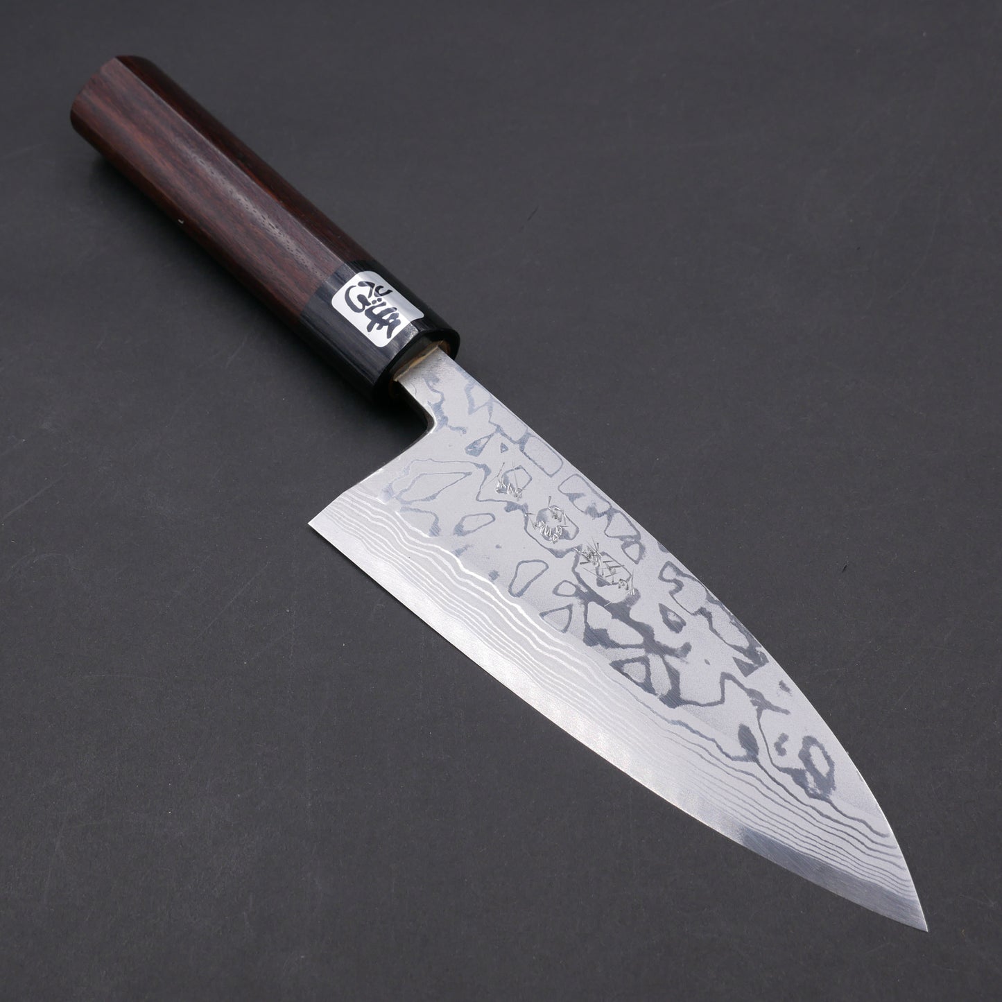 Blue#2 Carbon Steel MultiLayer Deba Rosewood Handle