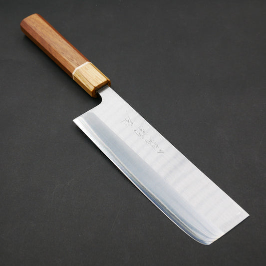 粉末ハイス鋼 菜切 ウォールナット八角柄