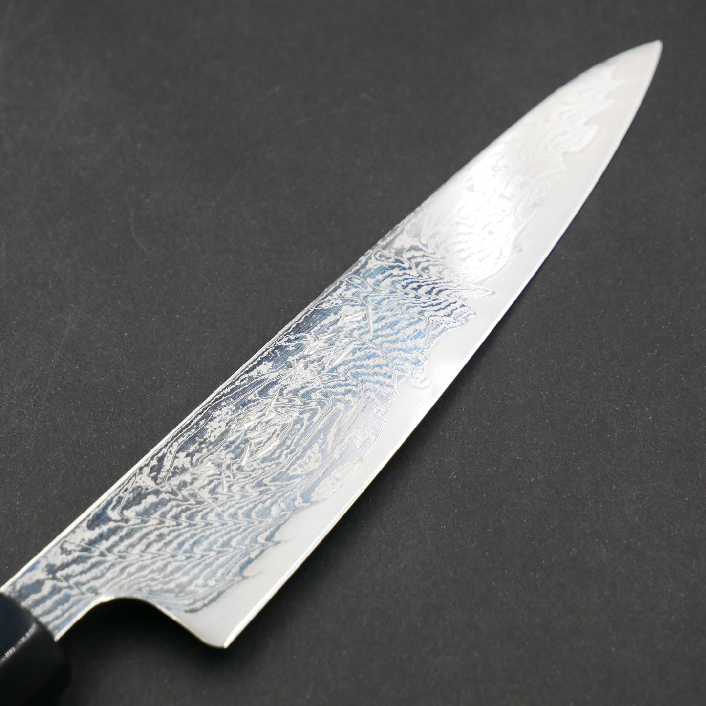 AUS10 Damascus Petty Magnolia Octagonal Handle
