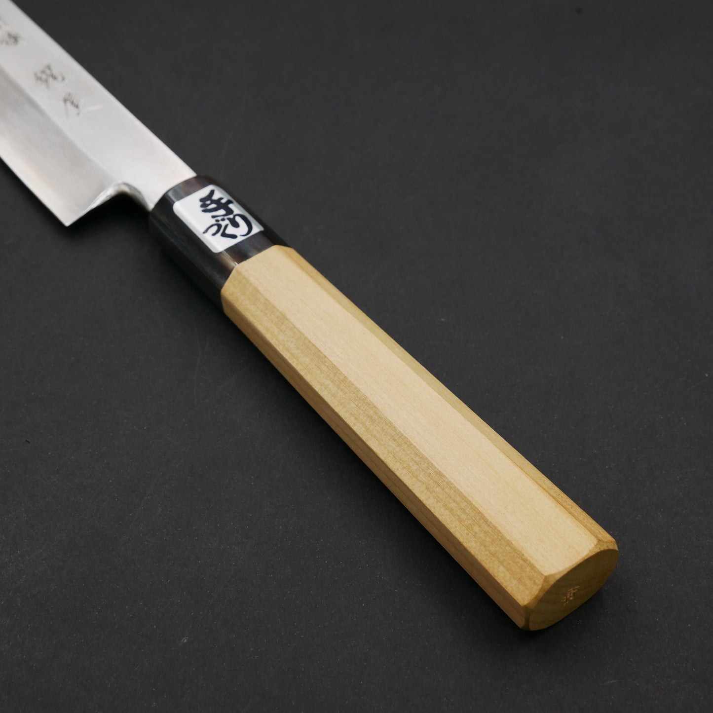 Silver#3 Stainless Steel Yanagiba Magnolia Octagonal Handle (For Left-Handed)