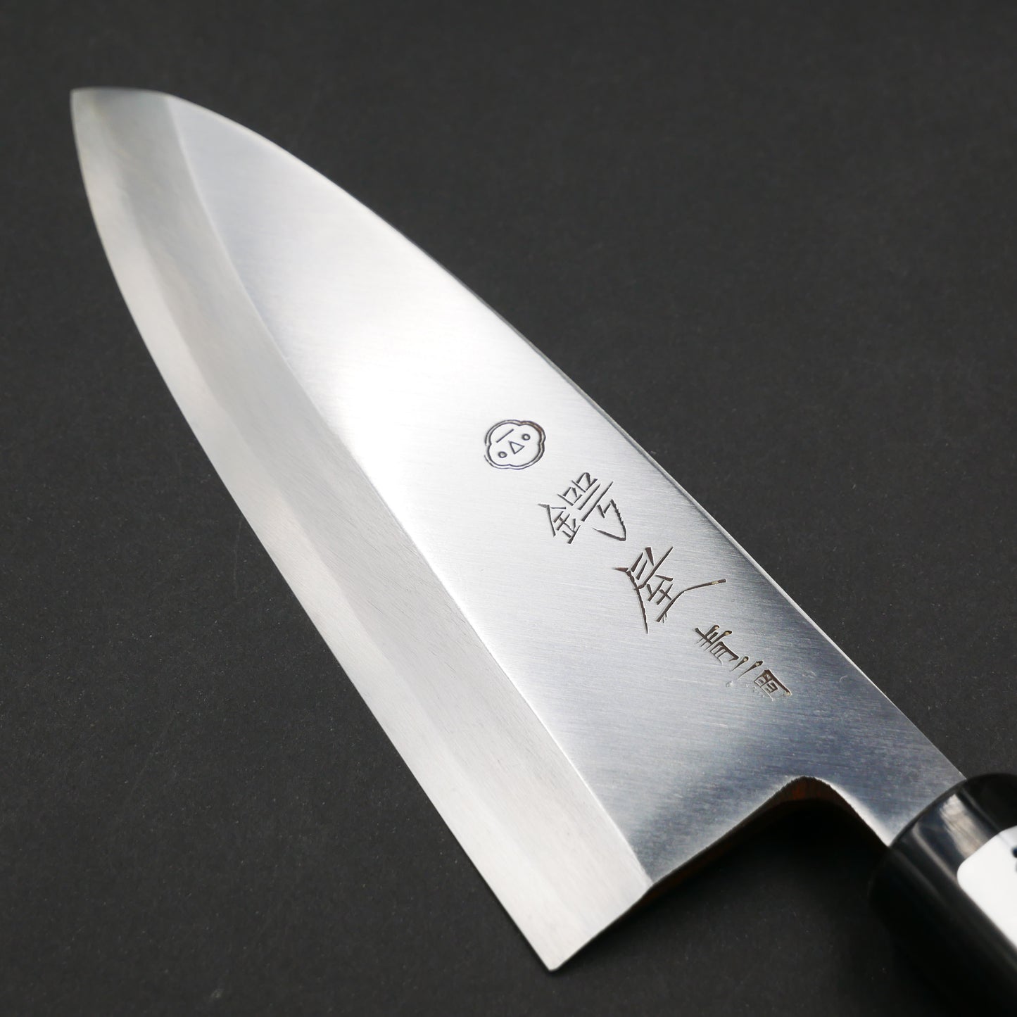 Blue#2 Carbon Steel Fine-Finish Deba Magnolia Handle (For Left-Handed)