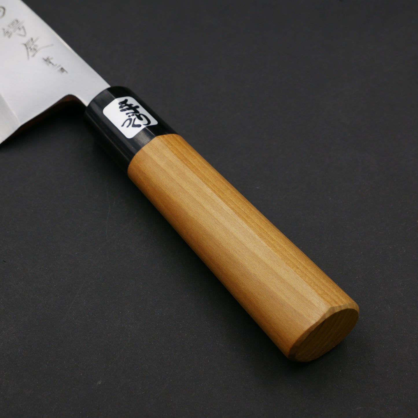 Blue#2 Carbon Steel Fine-Finish Deba Magnolia Handle (For Left-Handed)
