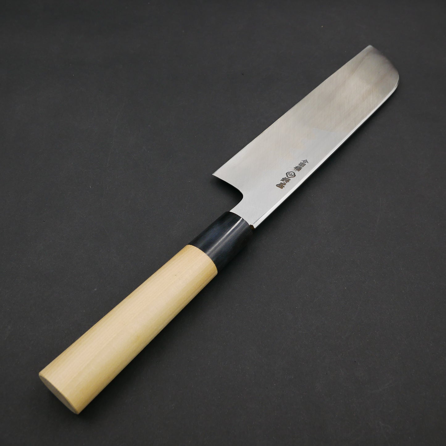Blue#2 Carbon Steel Fine-Finish Kamagata Usuba Magnolia Handle