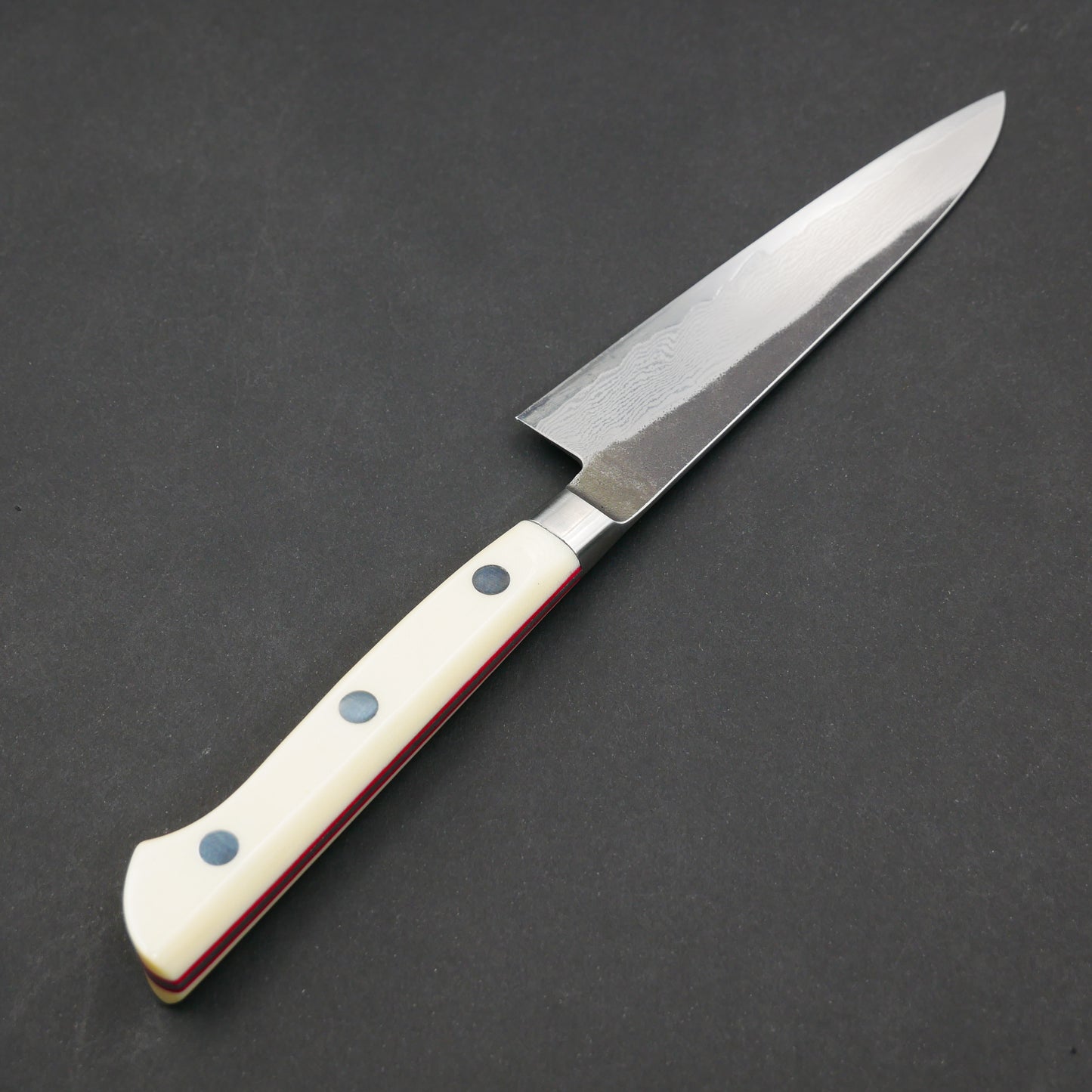 VG10 Kurouchi Multilayer Petty White Micarta Handle