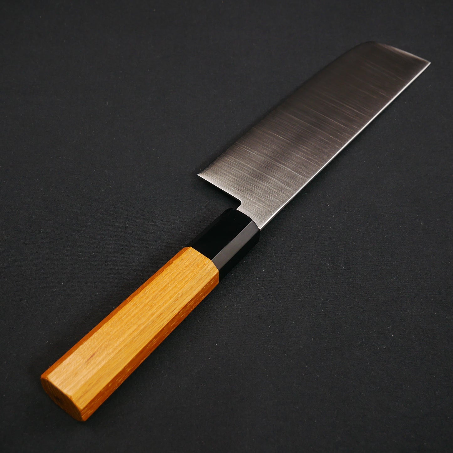 Molybdenum Stainless Steel Nakiri Teak Octagonal Handle
