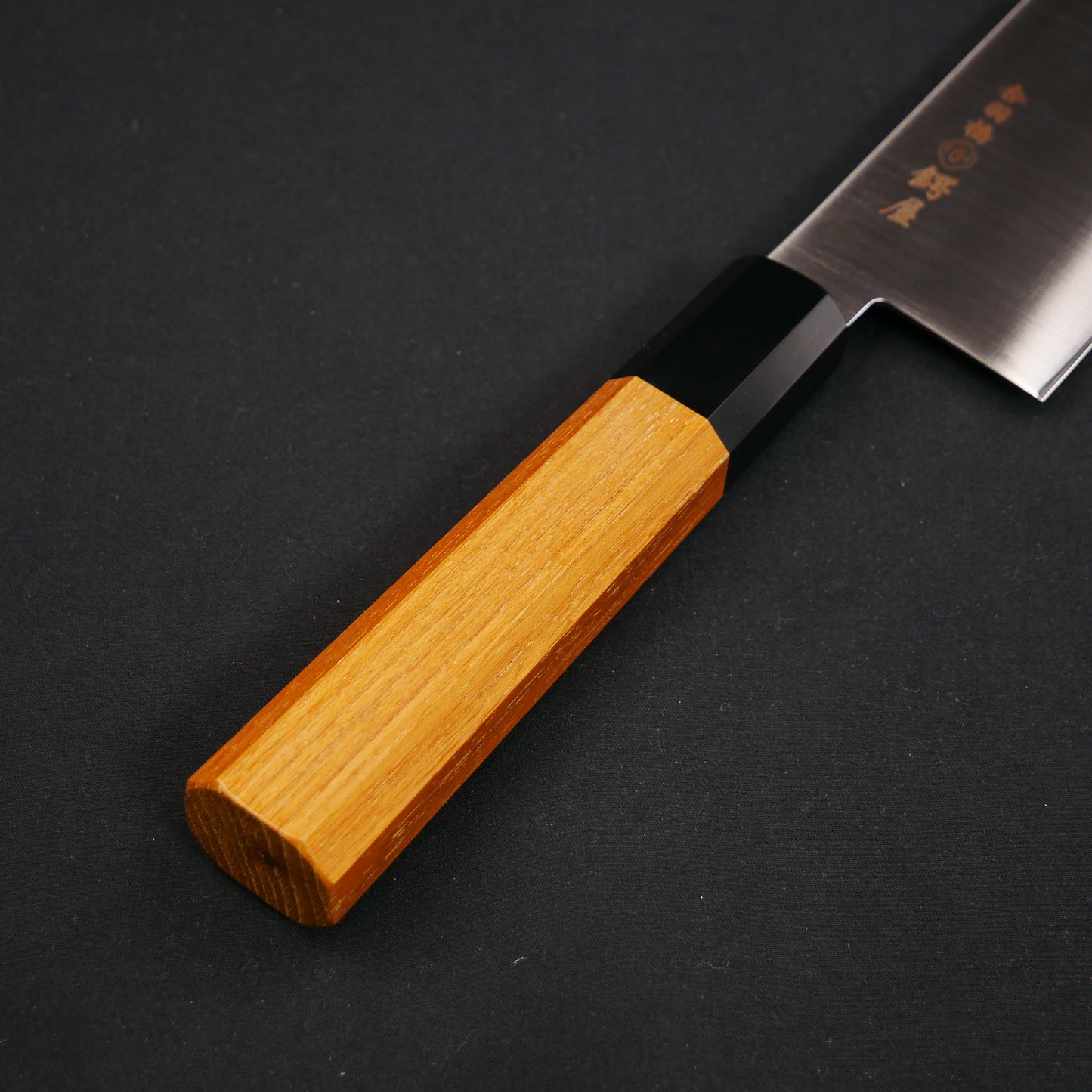 Molybdenum Stainless Steel Nakiri Teak Octagonal Handle