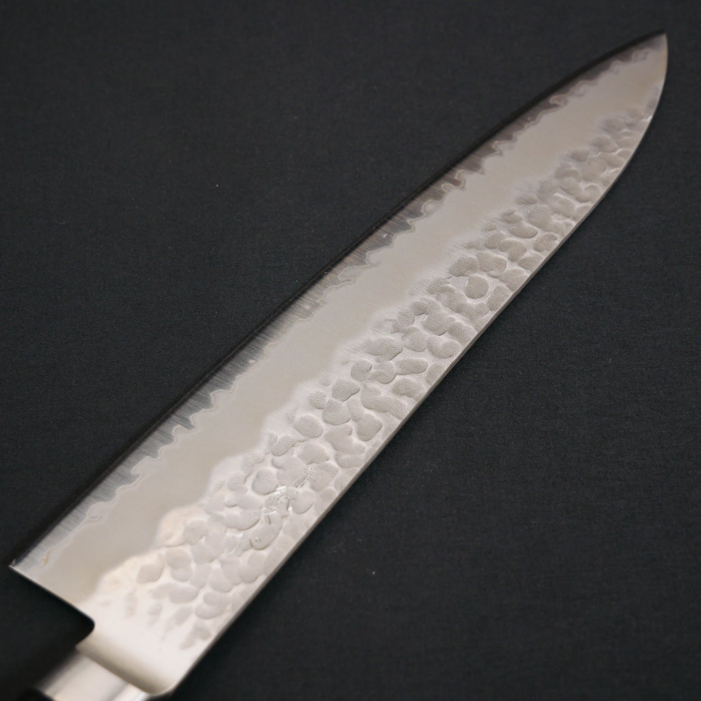 BlueSuper Carbon Steel Tsuchime StainlessClad Gyuto