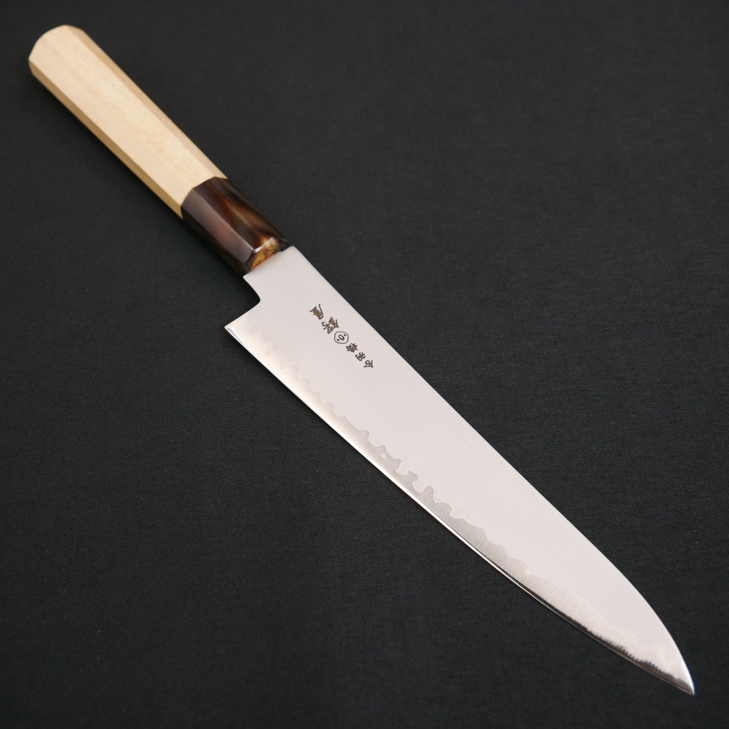 BlueSuper Carbon Steel Petty Magnolia Octagonal Handle