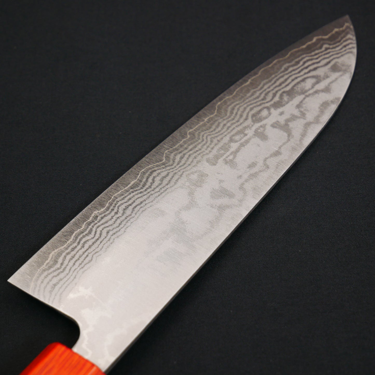 VG10 Damascus Santoku Walnut Octagonal Handle