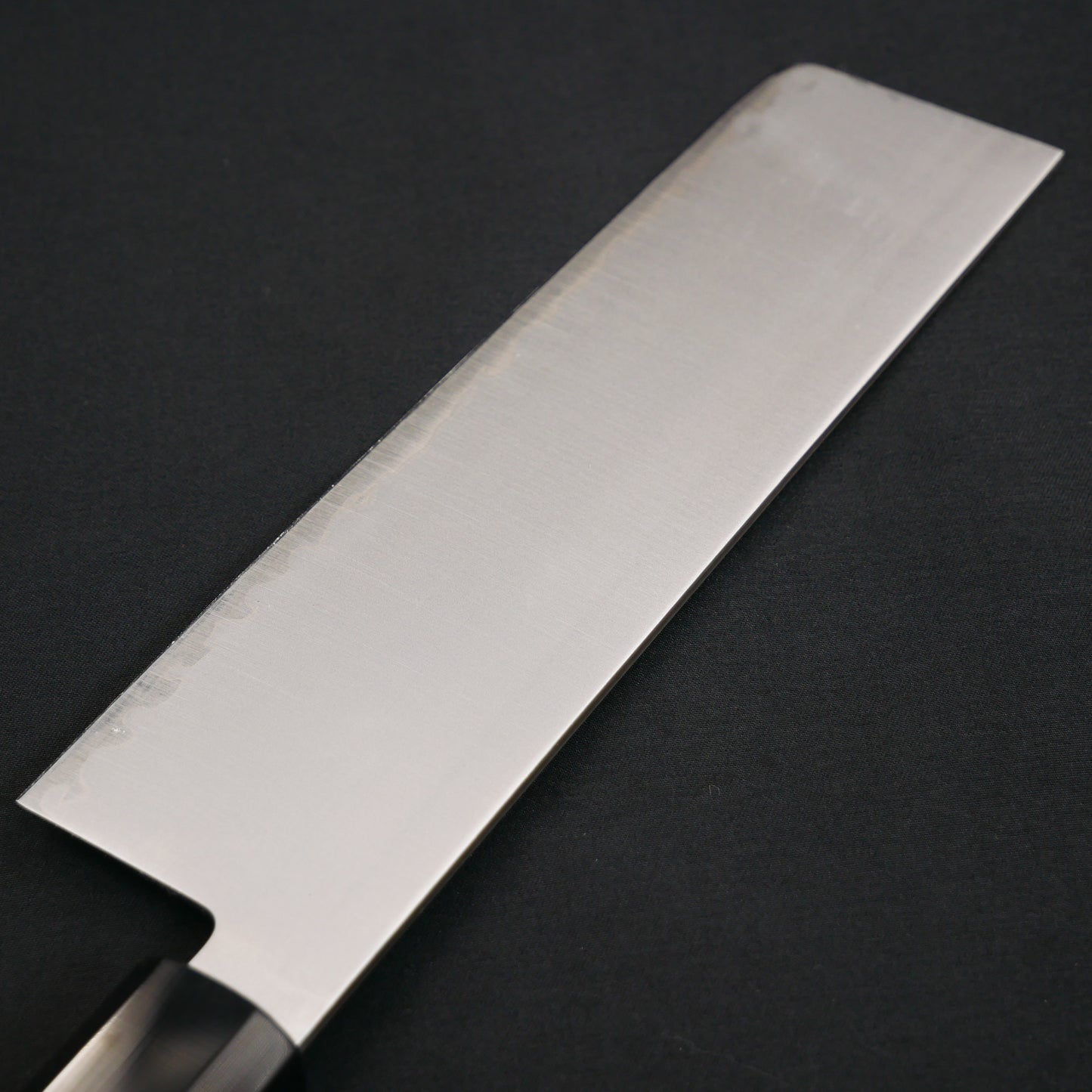 BlueSuper Carbon Steel Nakiri Zelkova Octagonal Handle