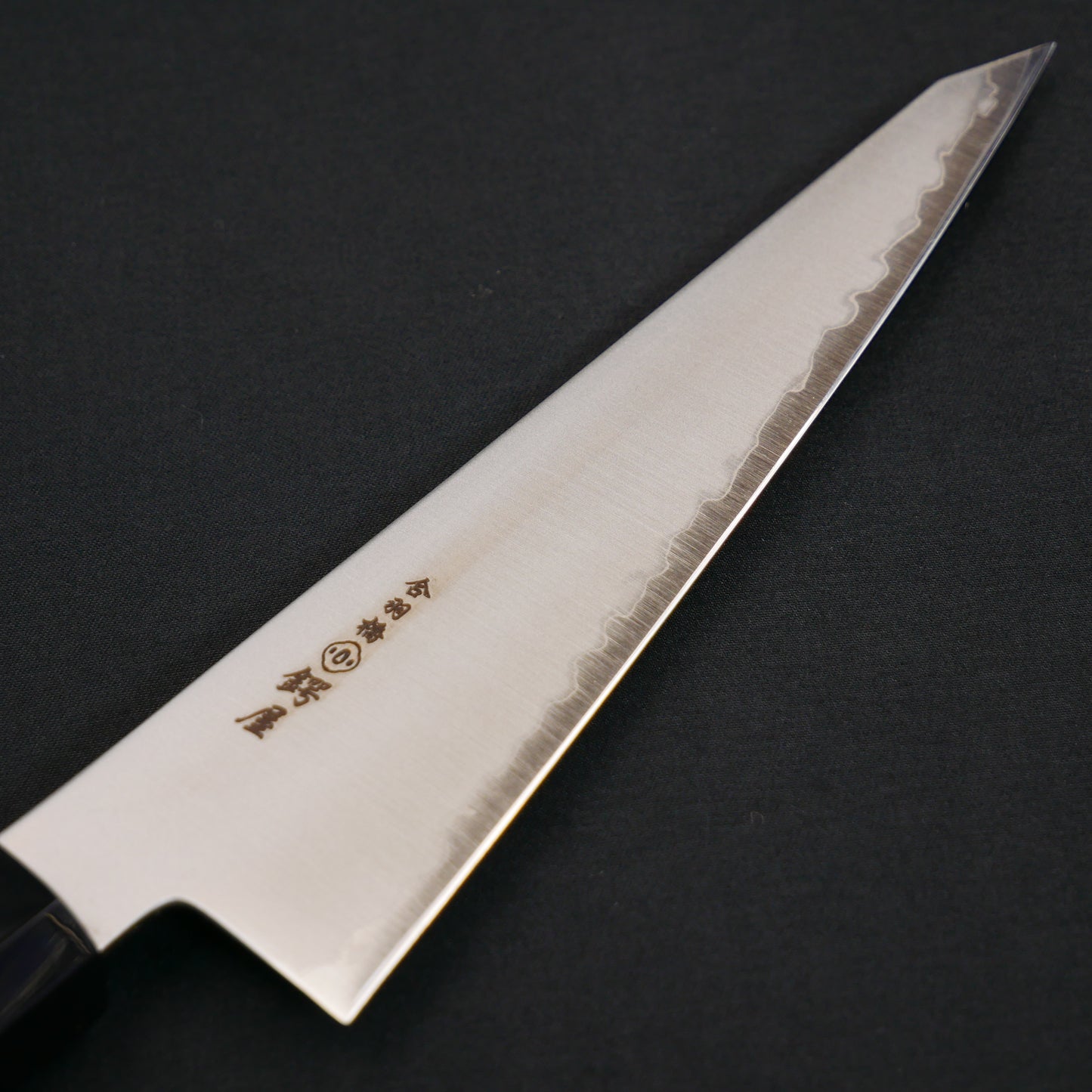 BlueSuper Carbon Steel Honesuki Zelkova Octagonal Handel (Double Bevel)