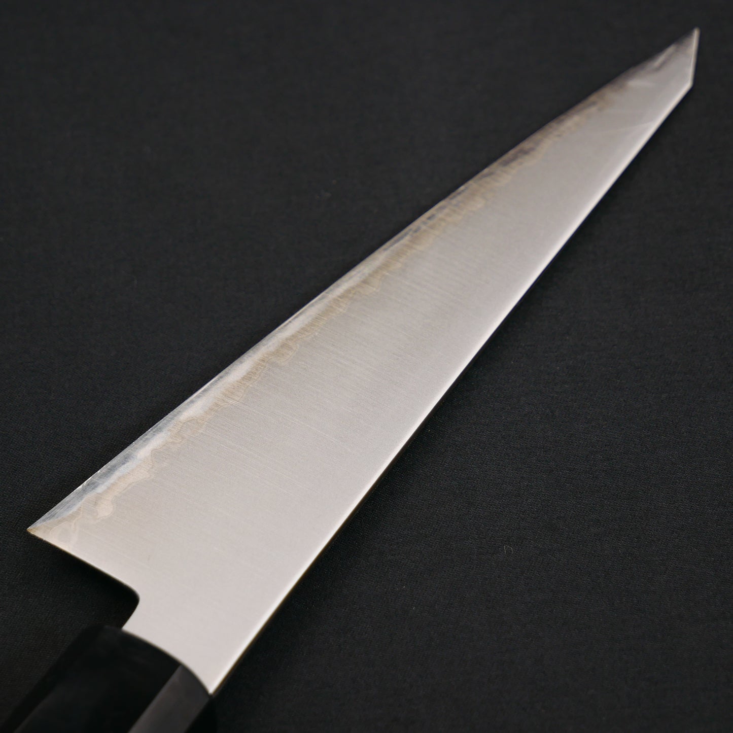 BlueSuper Carbon Steel Honesuki Zelkova Octagonal Handel (Double Bevel)