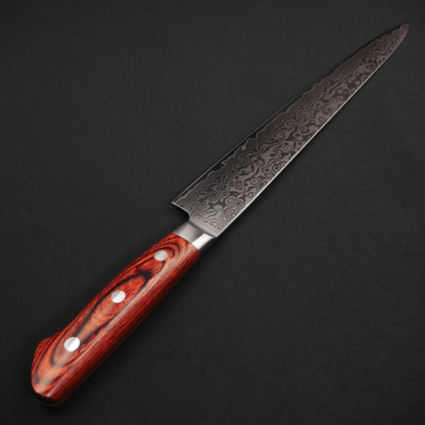 Cobalt Steel Damascus Sujihiki