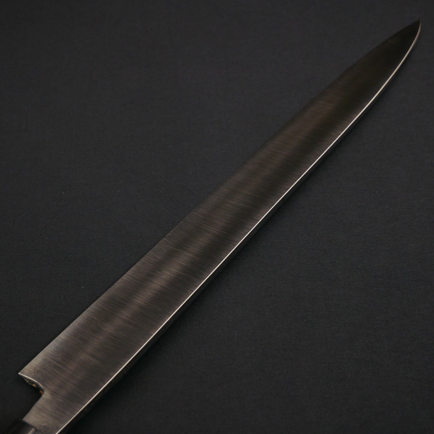 "Tanegashima" Blue#2 Carbon Steel Kurouchi Yanagiba Rosewood Handle