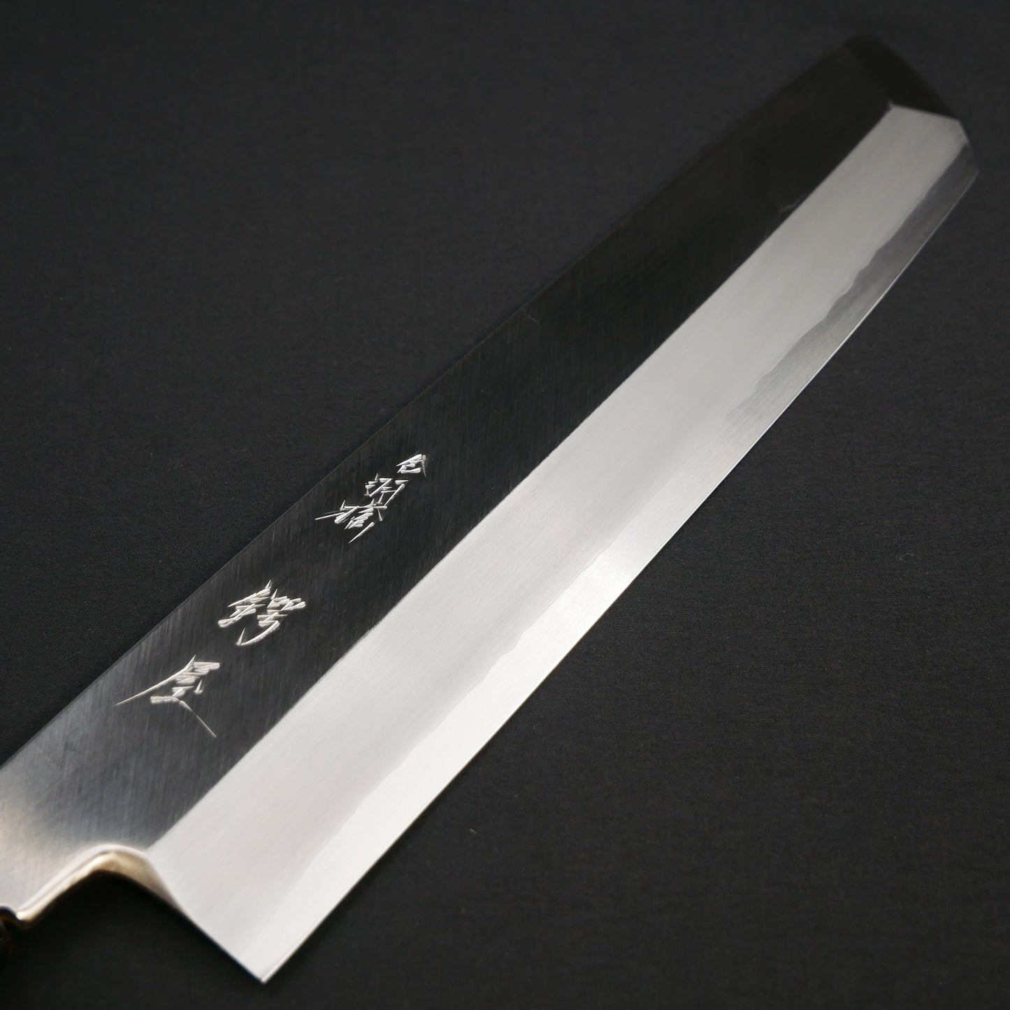 Silver#3 Stainless Steel Honekiri (Hamokiri) Magnolia Octagonal Handle
