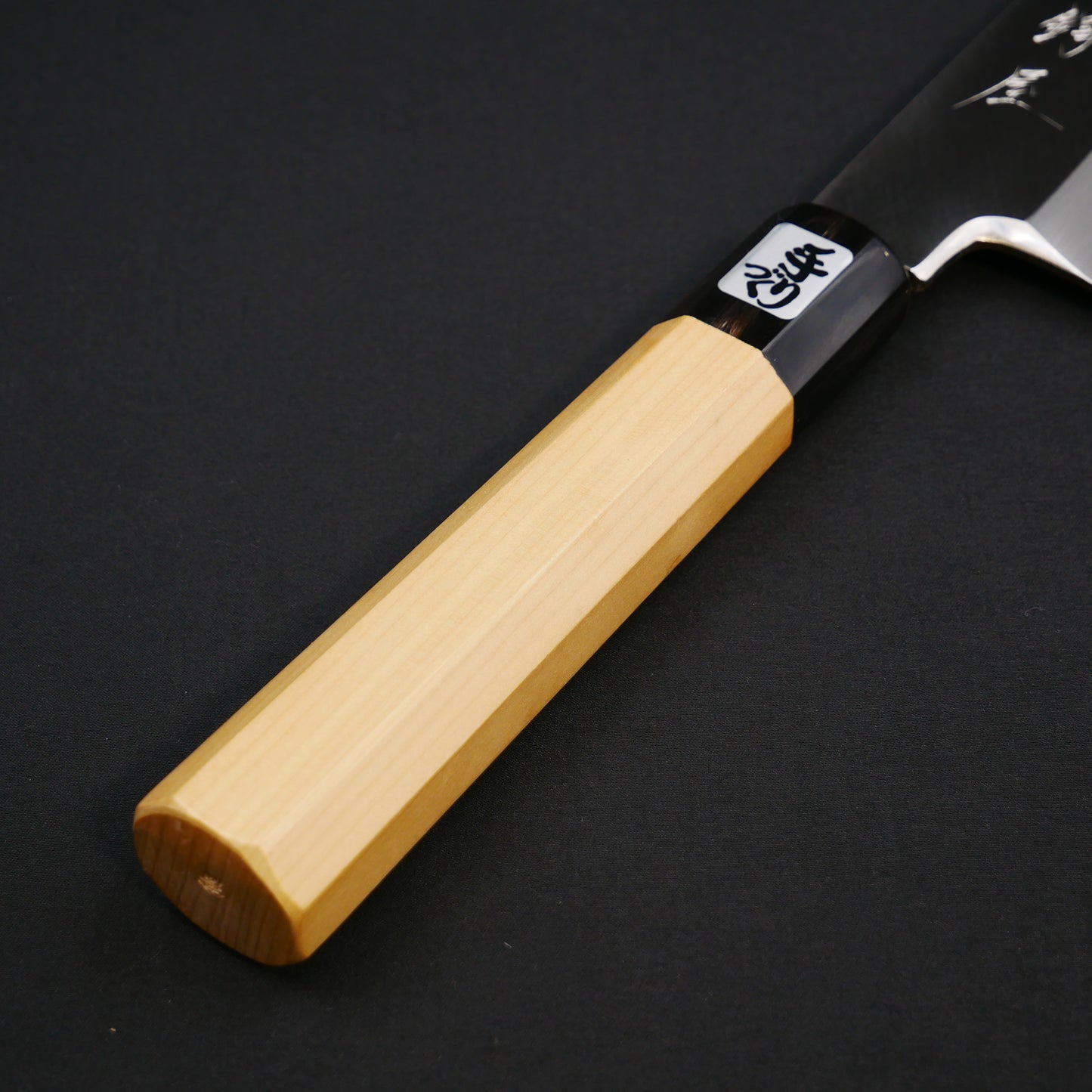 Silver#3 Stainless Steel Honekiri (Hamokiri) Magnolia Octagonal Handle