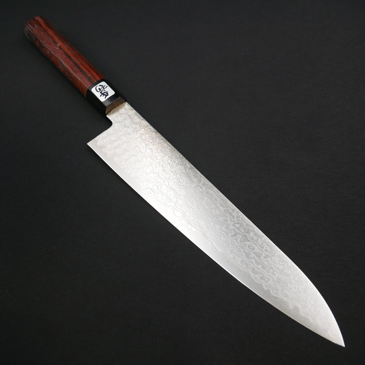 ZA18 Damascus Gyuto Rosewood Octagonal Handle