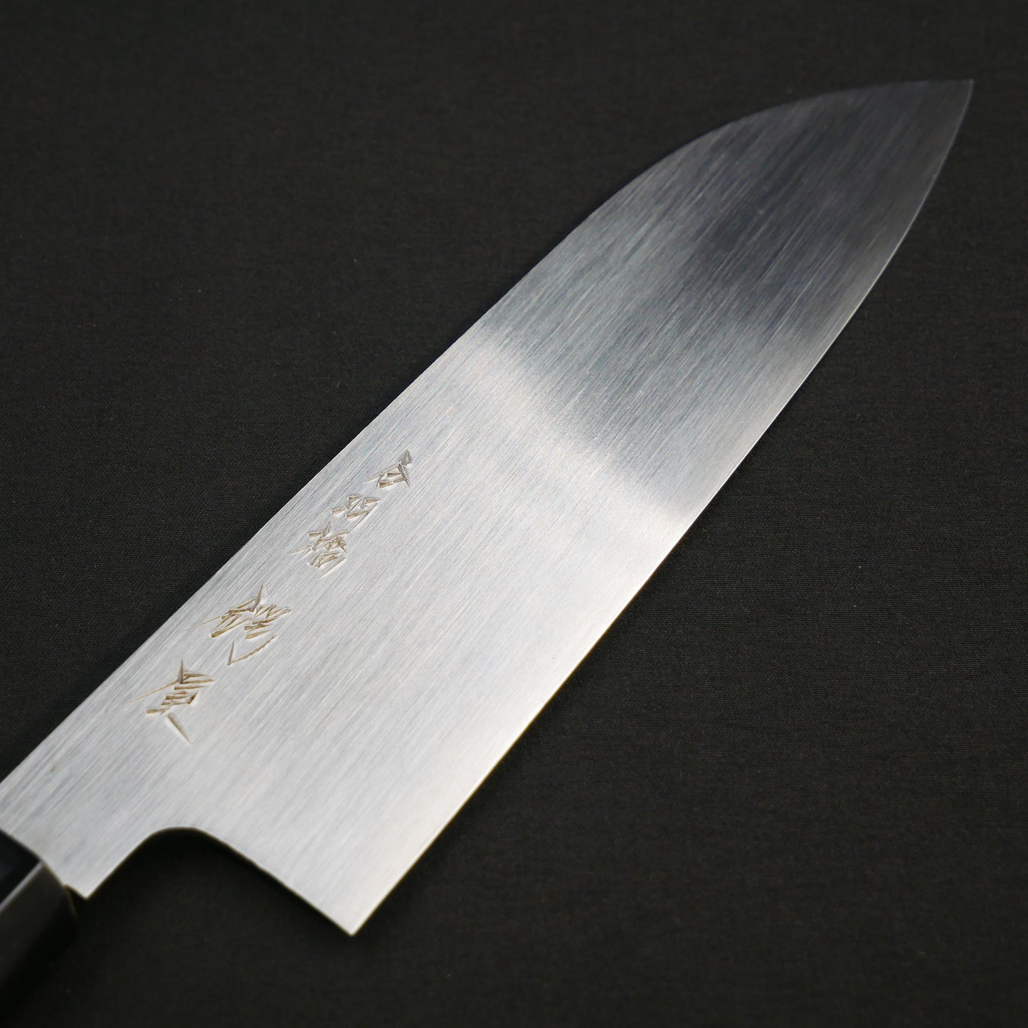 White#2 Carbon Steel Santoku Magnolia Octagonal Handle
