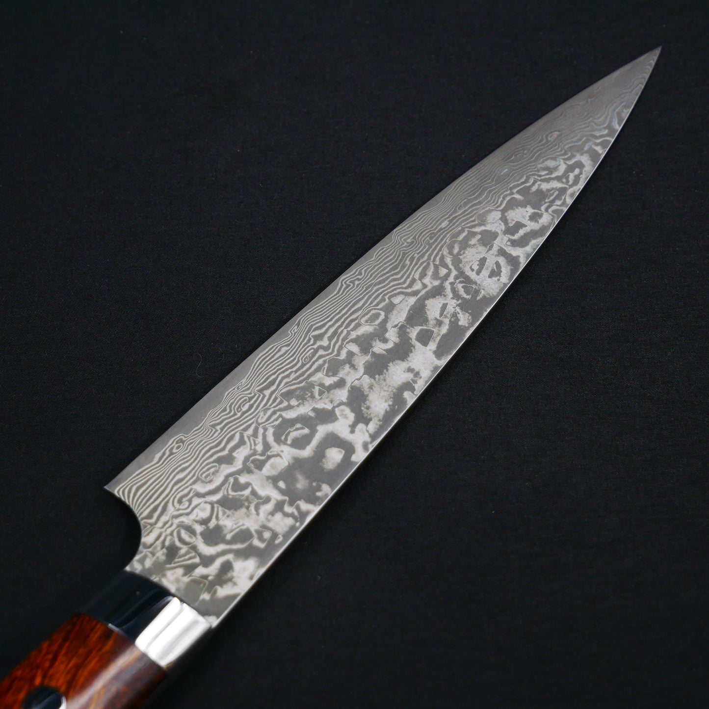 Saji Takeshi HSS 63Layers Damascus Petty Ironwood Handle
