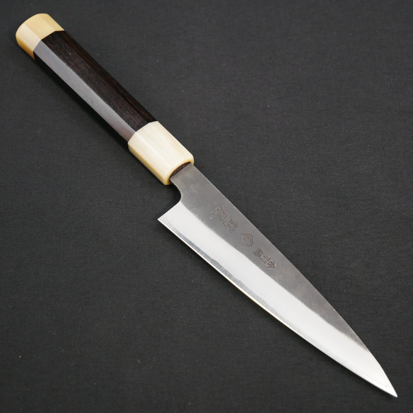 吉田刃物 ZDP189 黒打 ペティ 黒檀八角柄