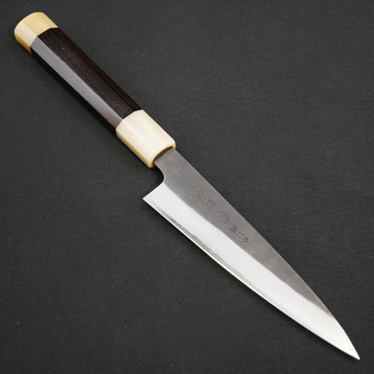吉田刃物 ZDP189 黒打 ペティ 黒檀八角柄