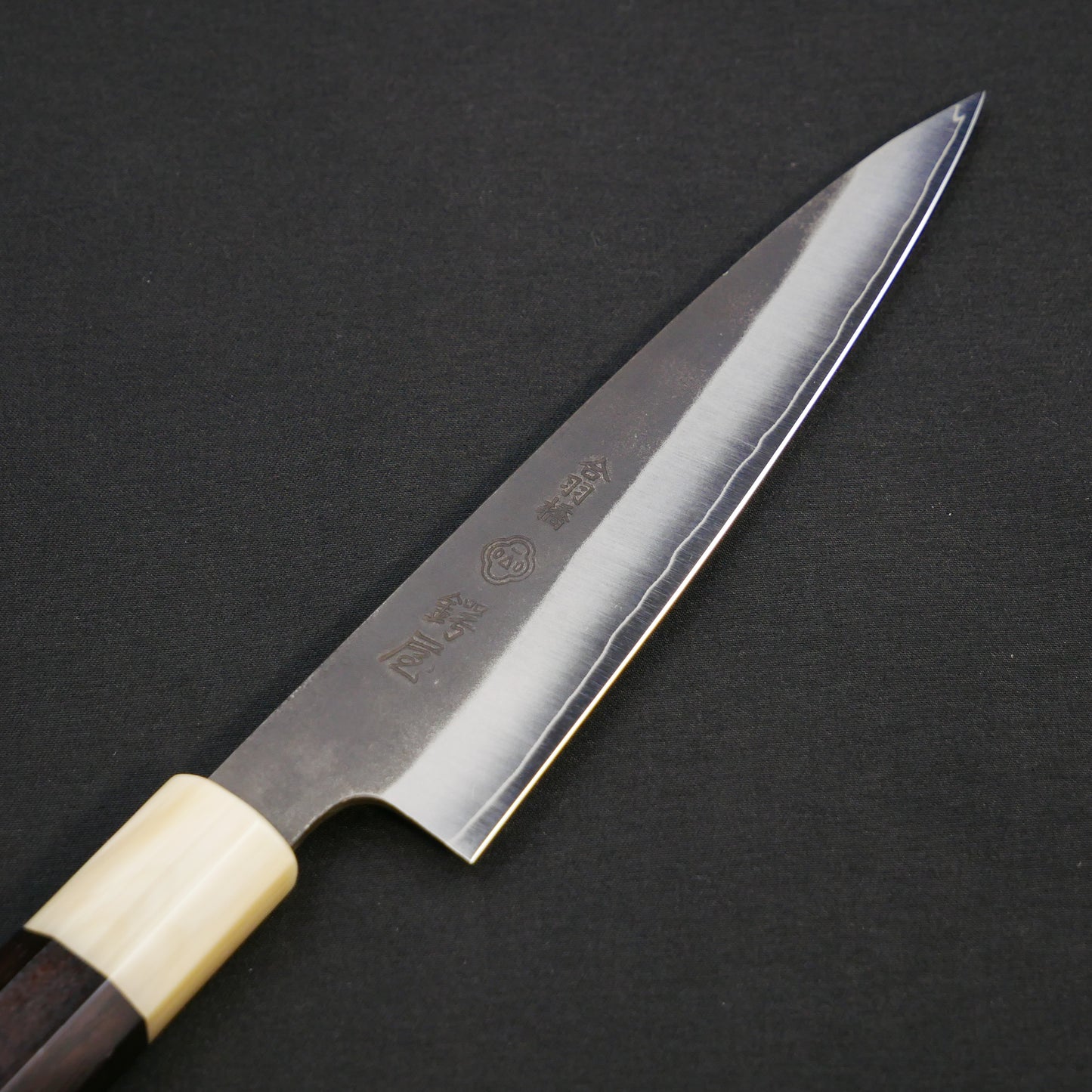吉田刃物 ZDP189 黒打 ペティ 黒檀八角柄