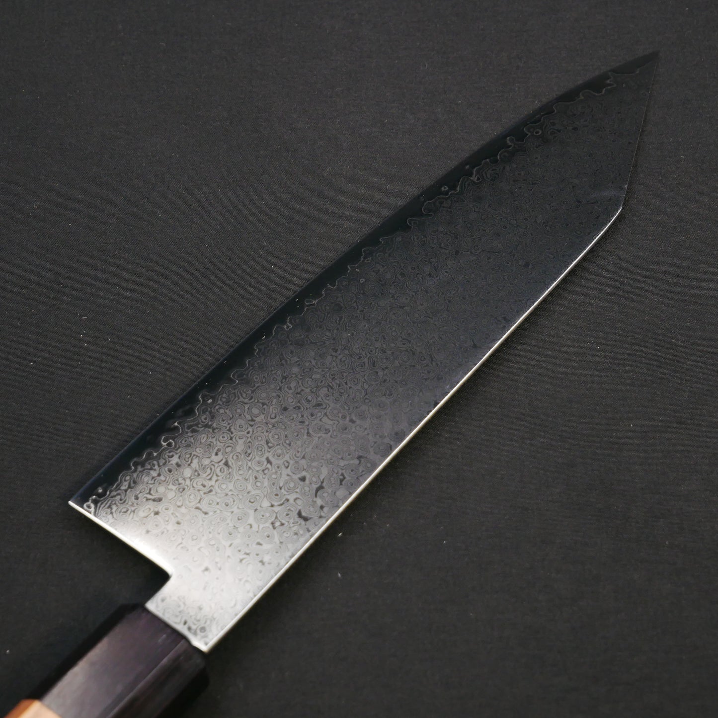 VG10 Damascus Kiritsuke Santoku Walnut Octagonal Handle