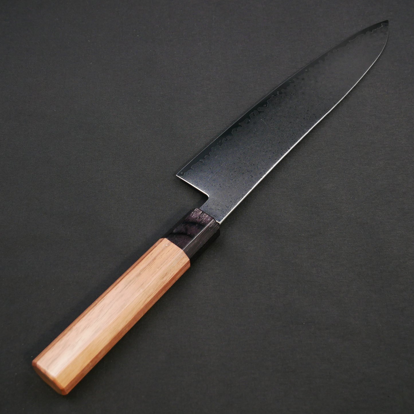 VG10 Damascus Gyuto Walnut Octagonal Handle