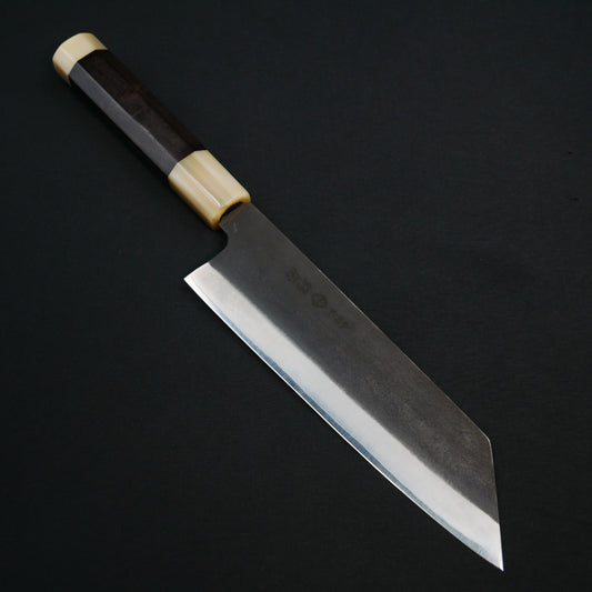 吉田刃物 ZDP189 黒打 切付牛刀 黒檀八角柄