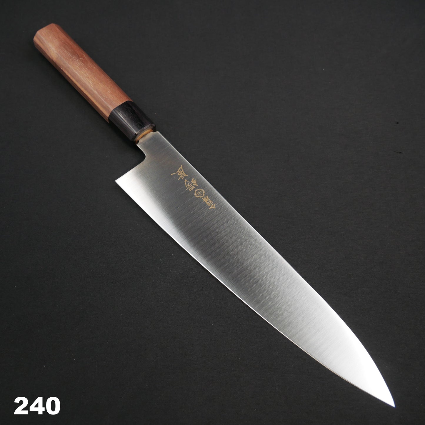 Molybdenum Steel Gyuto Walnut Octagonal Handle