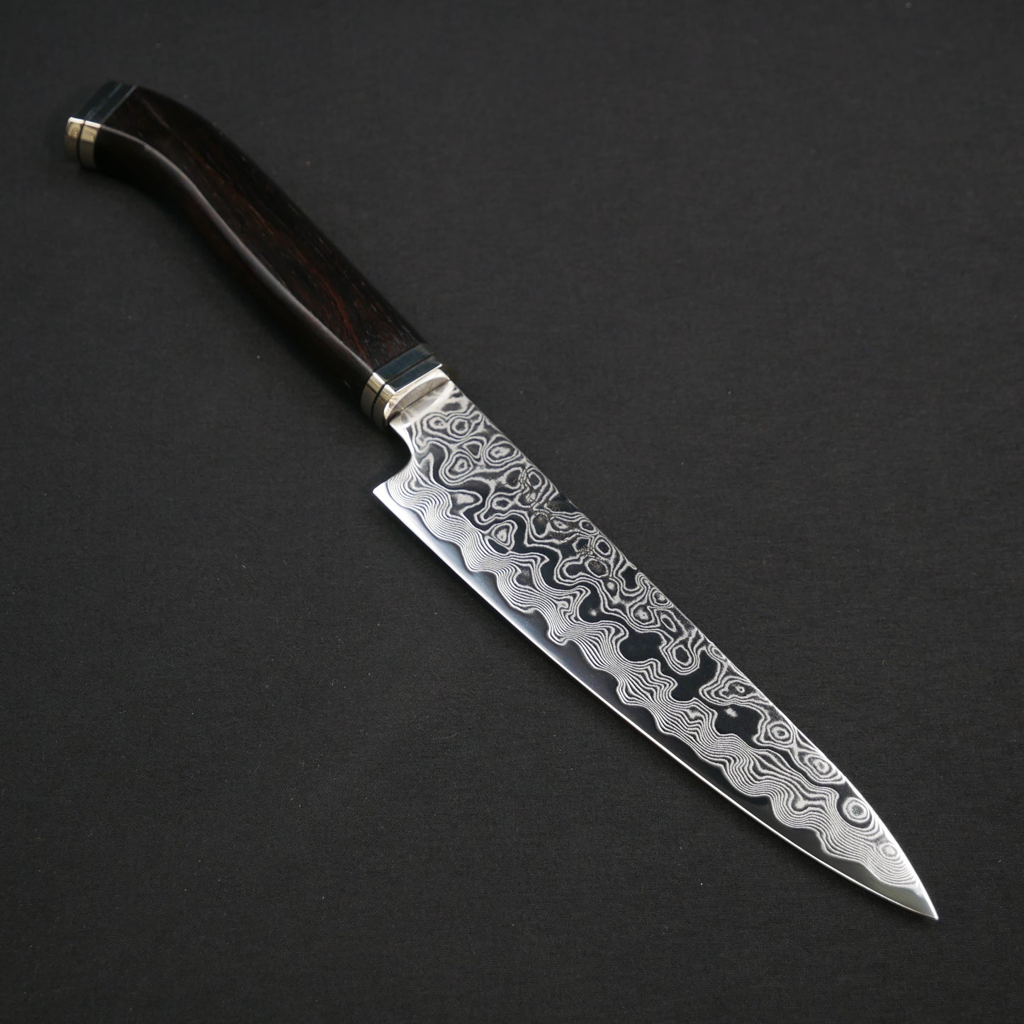 ZDP189 ダマスカス ペティ 黒檀柄