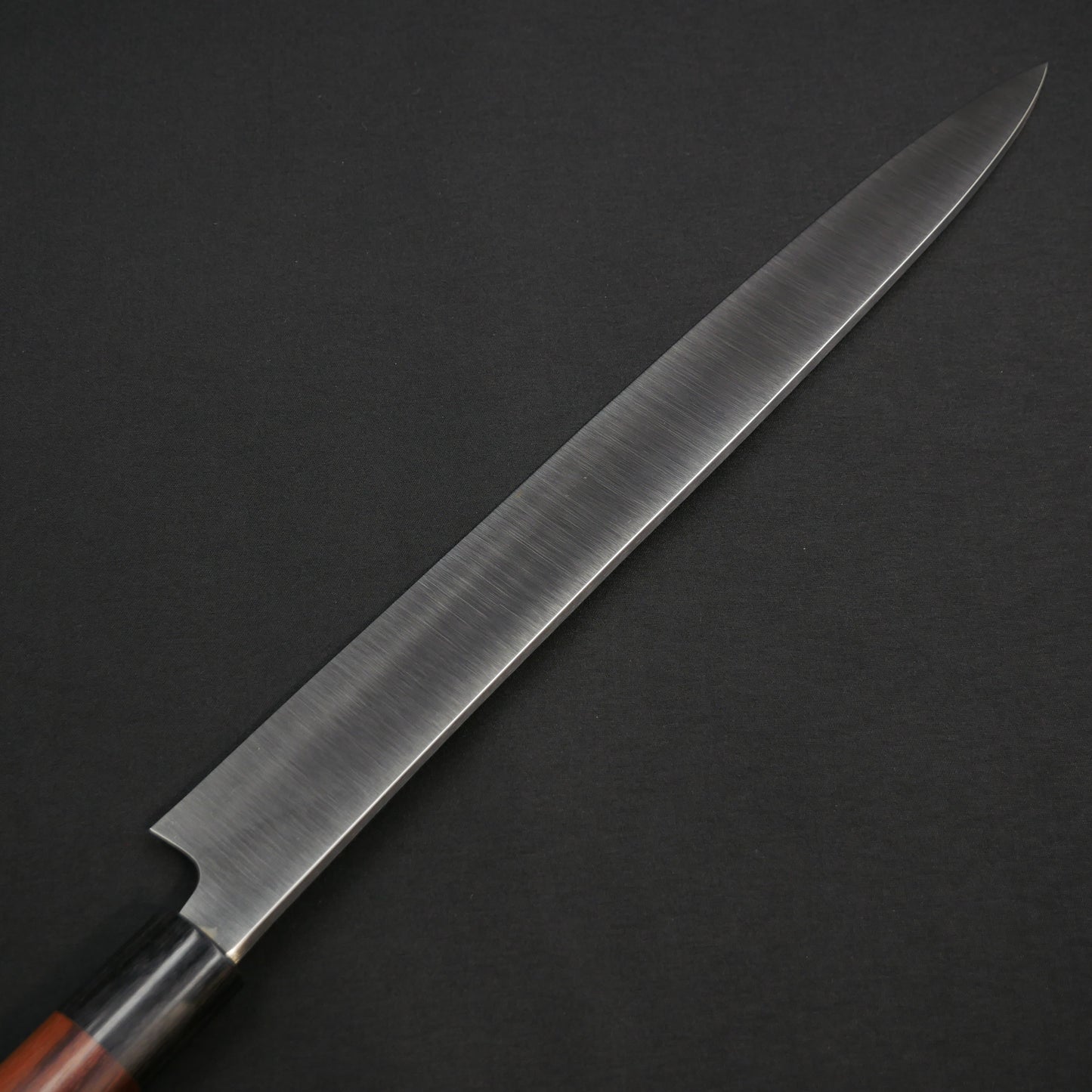 "Tanegashima" Blue#2 Carbon Steel Yanagiba Rosewood Handle