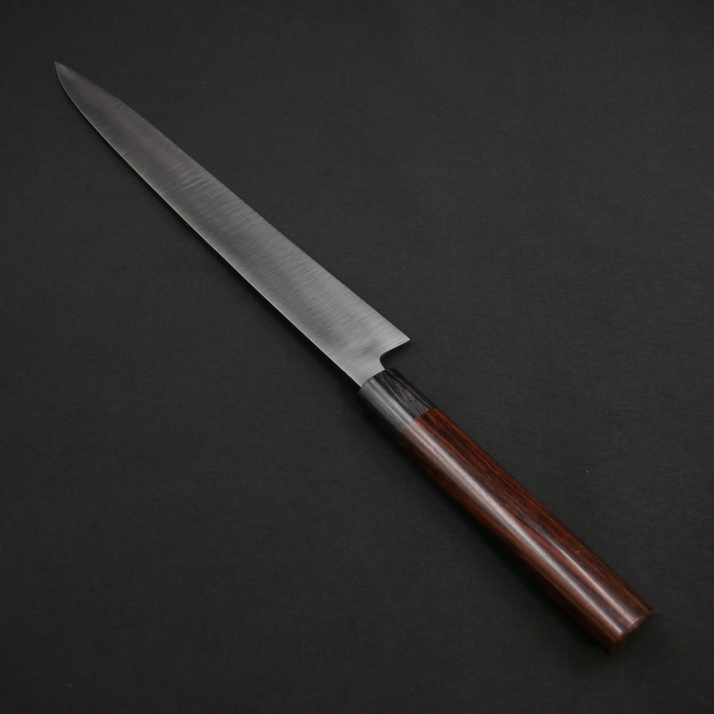 "Tanegashima" Blue#2 Carbon Steel Yanagiba Rosewood Handle (For Left-Handed)