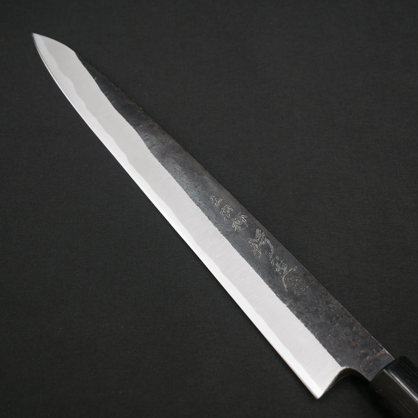 "Tanegashima" Blue#2 Carbon Steel Yanagiba Rosewood Handle (For Left-Handed)